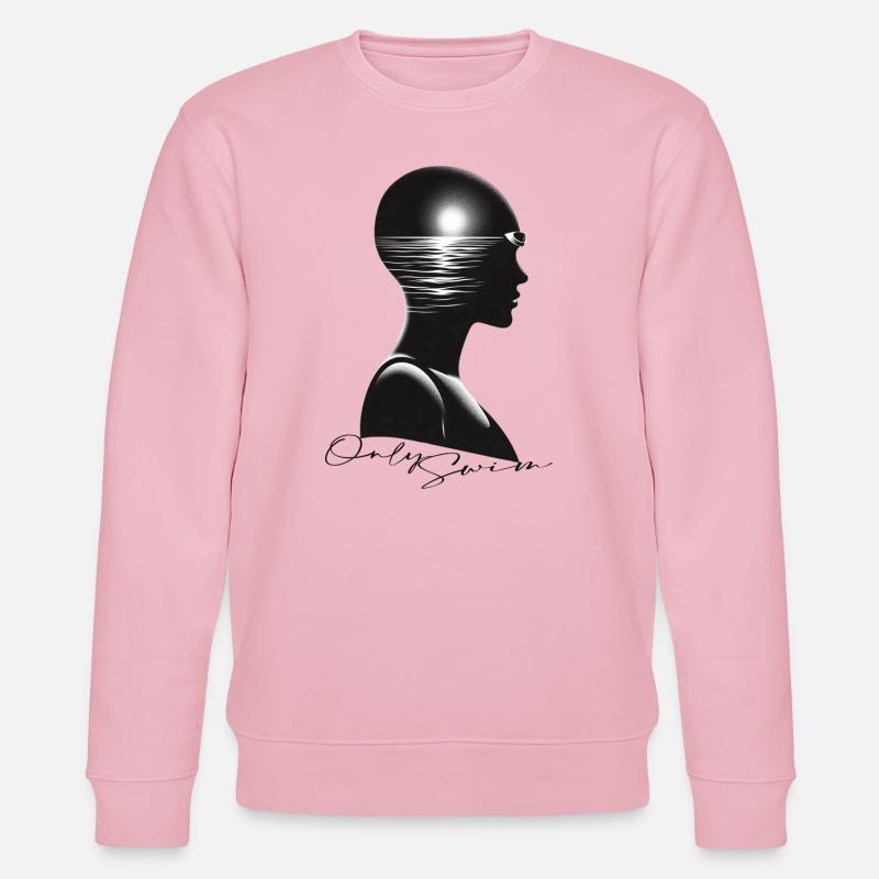 Nageur - Sweat bio CHANGER Stanley/Stella Unisexe - rose pâle
