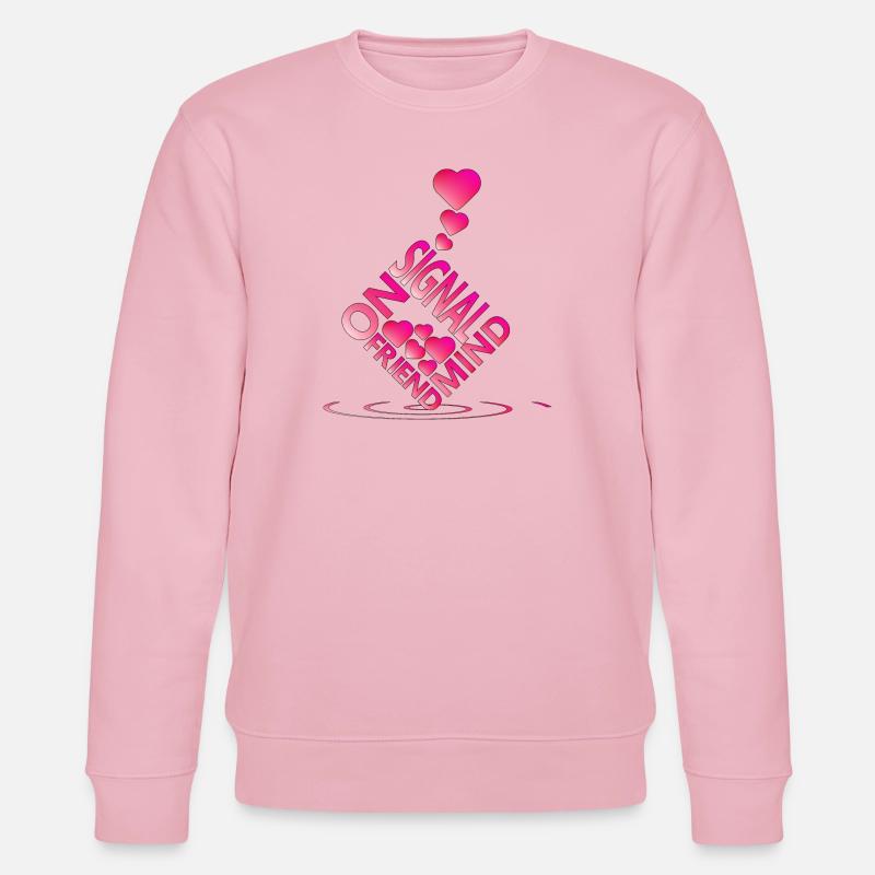 Liebe - Stanley/Stella Unisex Bio-Sweatshirt CHANGER  - Hellrosa