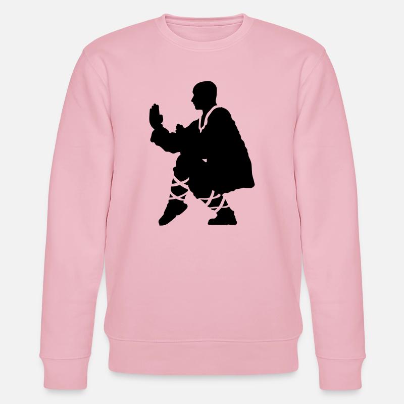 Kung fu - Stanley/Stella Unisex Bio-Sweatshirt CHANGER  - Hellrosa