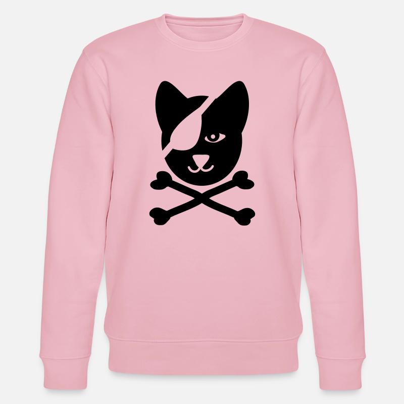 pirate - Sweat bio CHANGER Stanley/Stella Unisexe - rose pâle