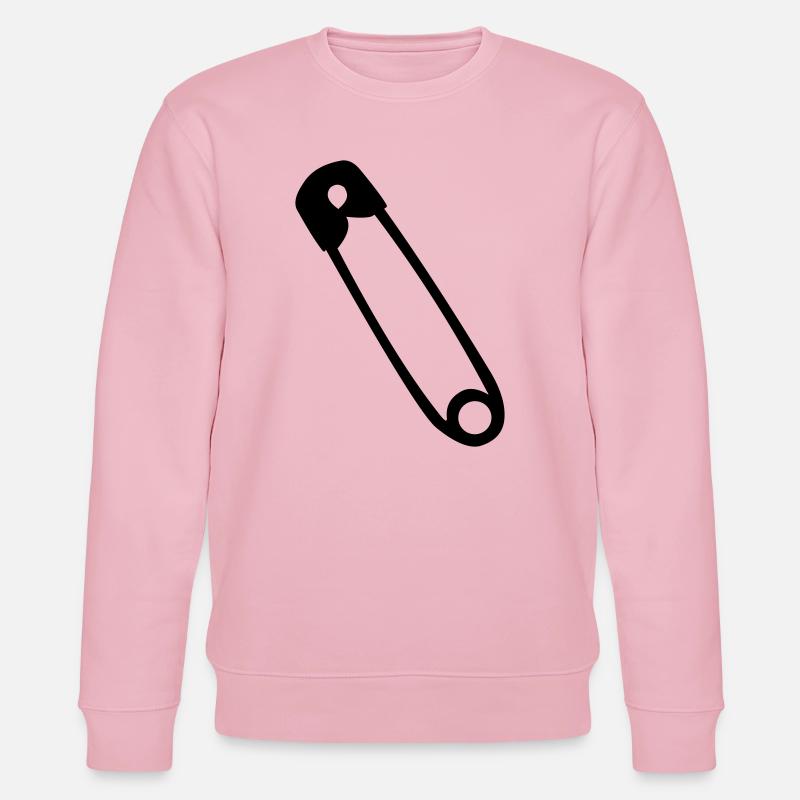 Sicherheitsnadel - Stanley/Stella Unisex Bio-Sweatshirt CHANGER  - Hellrosa