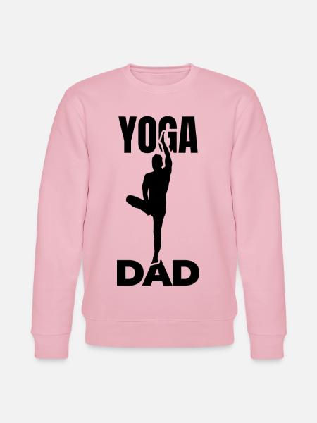 Yoga Papa - Stanley/Stella Unisex Bio-Sweatshirt CHANGER  - Hellrosa