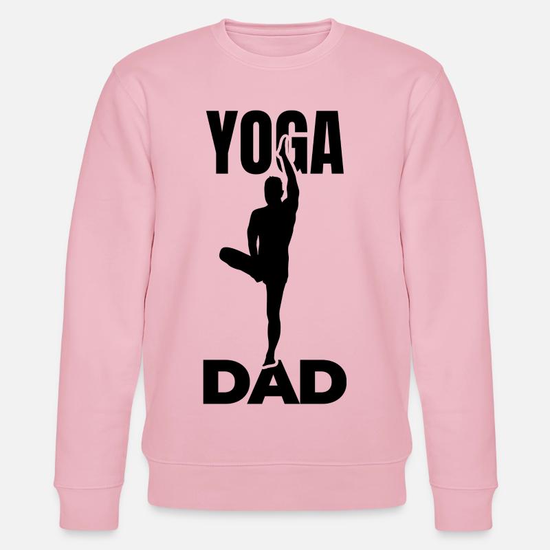 Yoga Papa - Stanley/Stella Unisex Bio-Sweatshirt CHANGER  - Hellrosa