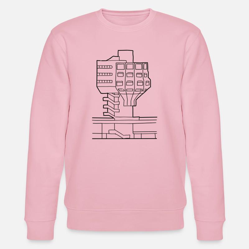 Bierpinsel à Steglitz - Sweat bio CHANGER Stanley/Stella Unisexe - rose pâle