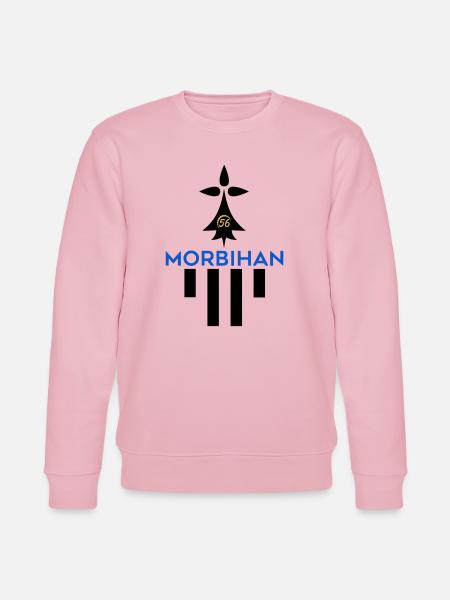 Morbihan 56 logo - Stanley/Stella CHANGER Unisex Organic Sweatshirt - cotton pink