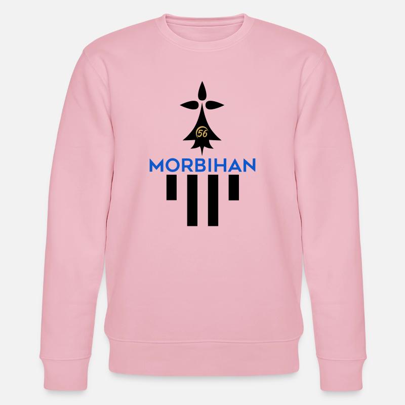 Logo des Morbihan 56 - Stanley/Stella Unisex Bio-Sweatshirt CHANGER  - Hellrosa