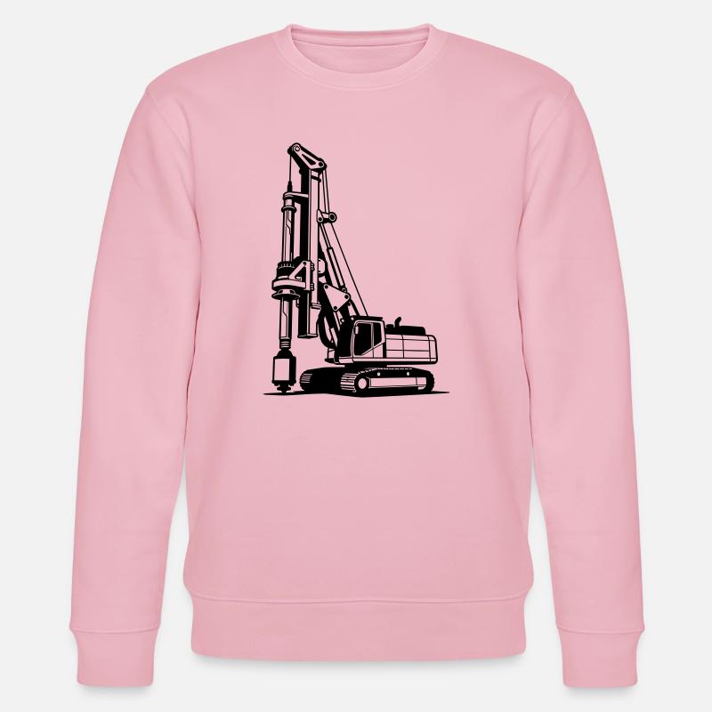 pile driver - Stanley/Stella CHANGER Unisex Organic Sweatshirt - cotton pink