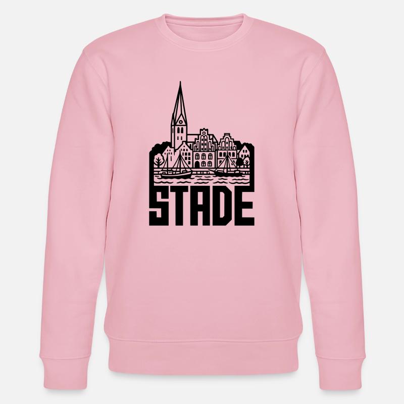 Monument Stade Silhouette - Sweat bio CHANGER Stanley/Stella Unisexe - rose pâle