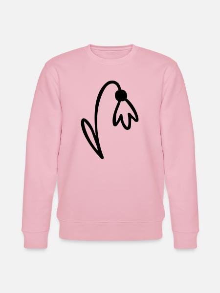 Fleur - Sweat bio CHANGER Stanley/Stella Unisexe - rose pâle