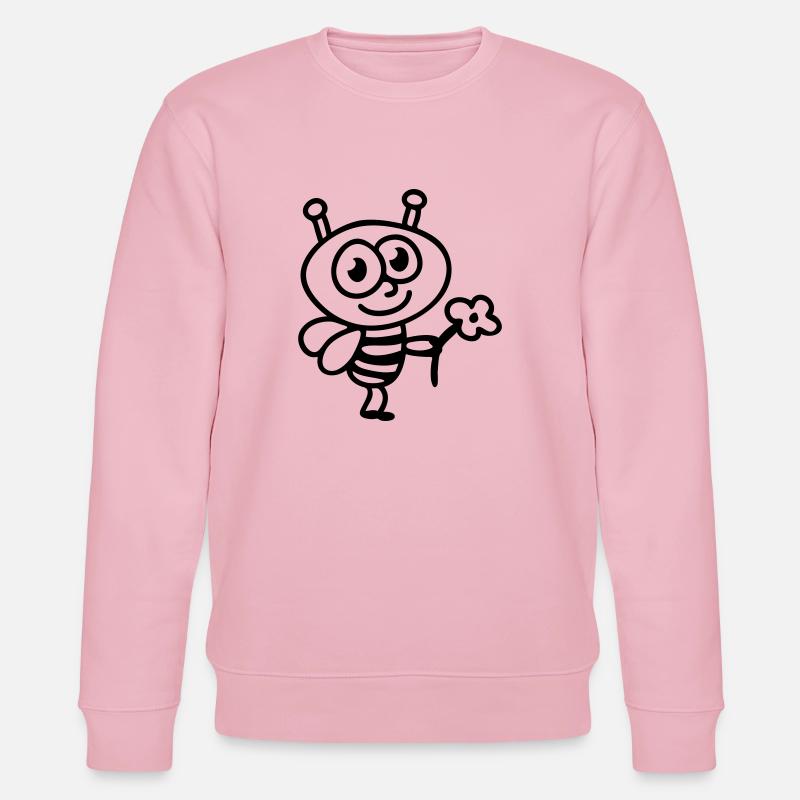 Biene + Blume - Line - Stanley/Stella Unisex Bio-Sweatshirt CHANGER  - Hellrosa
