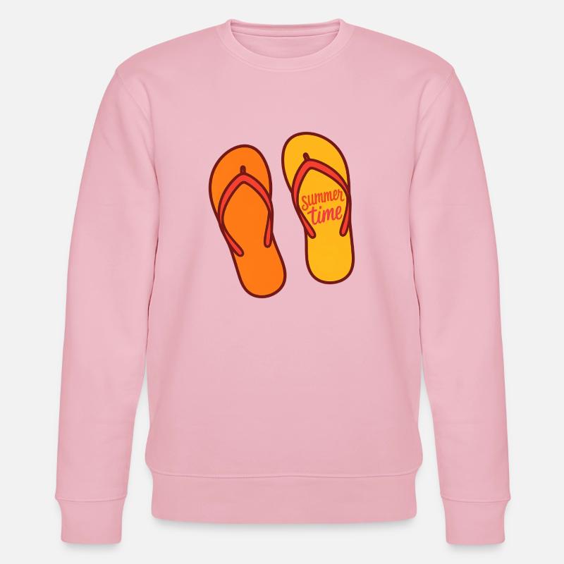 Sommerzeit - Stanley/Stella Unisex Bio-Sweatshirt CHANGER  - Hellrosa