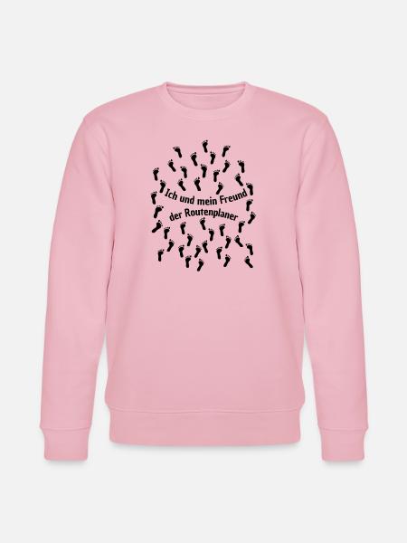 my friend the route planner - Stanley/Stella CHANGER Unisex Organic Sweatshirt - cotton pink