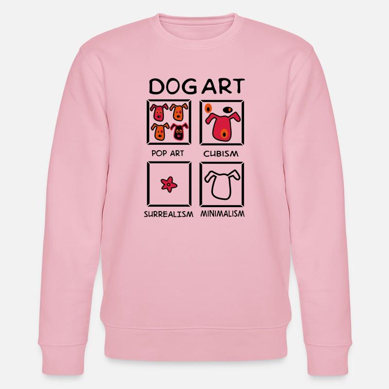 Hund - Stanley/Stella Unisex Bio-Sweatshirt CHANGER  - Hellrosa