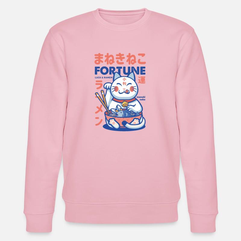Maneki Neko Fortune Ramen - Stanley/Stella Unisex Bio-Sweatshirt CHANGER  - Hellrosa