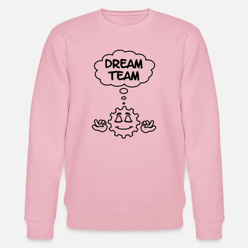 Dream-Team - Stanley/Stella Unisex Bio-Sweatshirt CHANGER  - Hellrosa