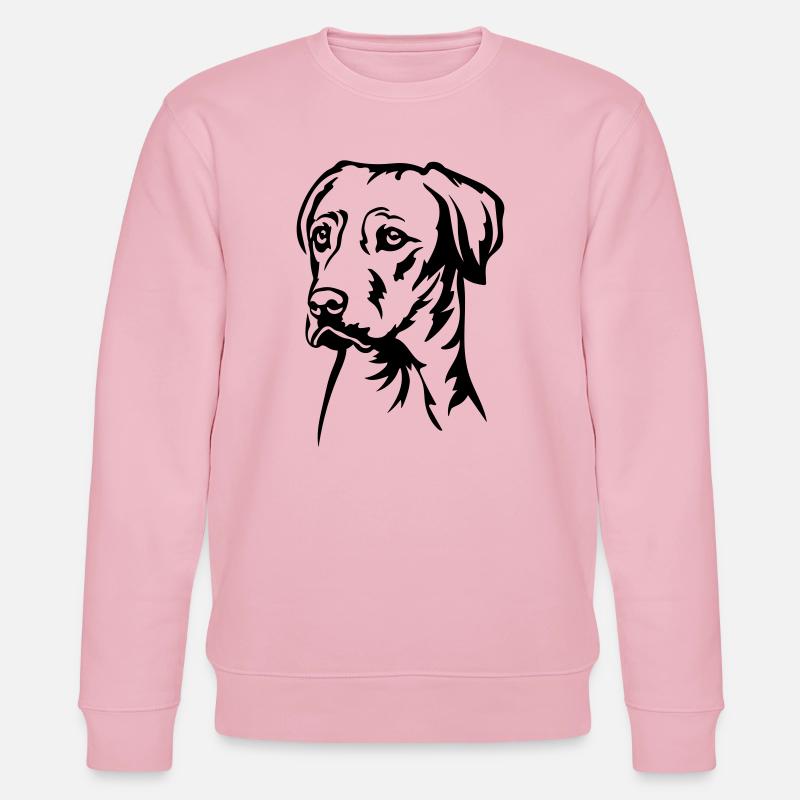 Rhodesian Ridgeback Head - Sweat bio CHANGER Stanley/Stella Unisexe - rose pâle