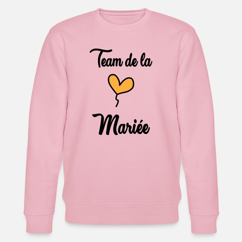 BRAUT-TEAM - Stanley/Stella Unisex Bio-Sweatshirt CHANGER  - Hellrosa