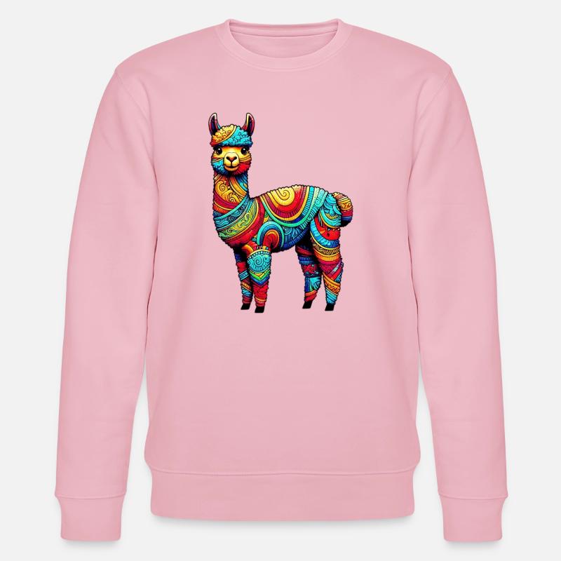 Alpaka - Stanley/Stella Unisex Bio-Sweatshirt CHANGER  - Hellrosa