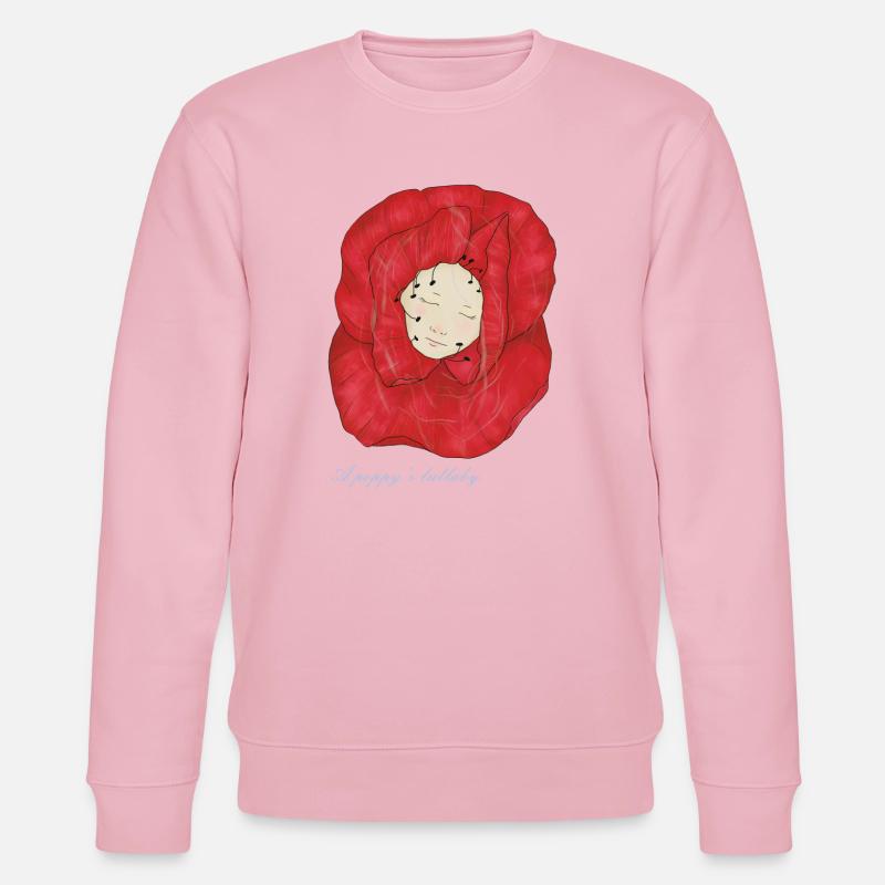 Ein einschläfernder Mohn - Stanley/Stella Unisex Bio-Sweatshirt CHANGER  - Hellrosa