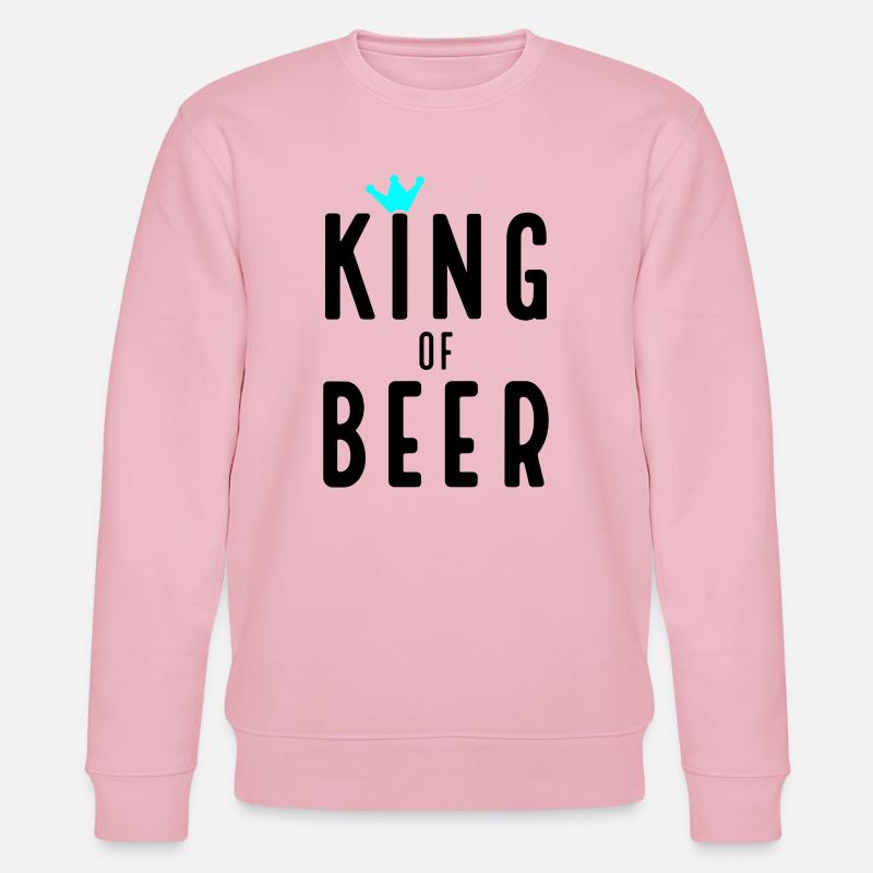 Abstrakte Kunst Inspirierte Farbexplosion - Stanley/Stella Unisex Bio-Sweatshirt CHANGER  - Hellrosa