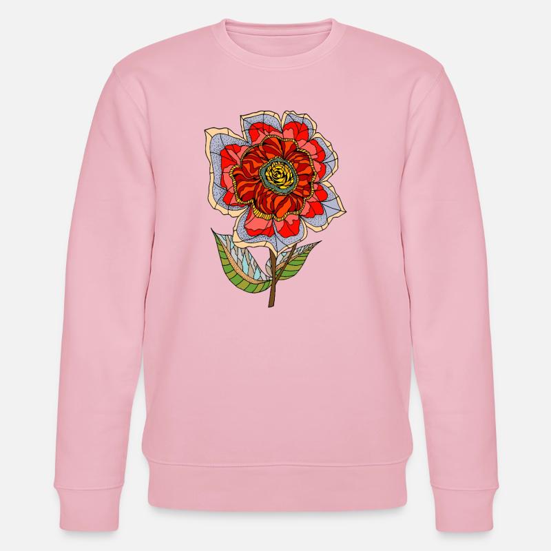 Blume - Stanley/Stella Unisex Bio-Sweatshirt CHANGER  - Hellrosa