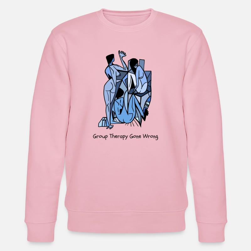 Group Therapy Gone Wrong - Stanley/Stella Unisex Bio-Sweatshirt CHANGER  - Hellrosa