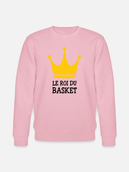 Le Roi du Basket - Sweat bio CHANGER Stanley/Stella Unisexe - rose pâle