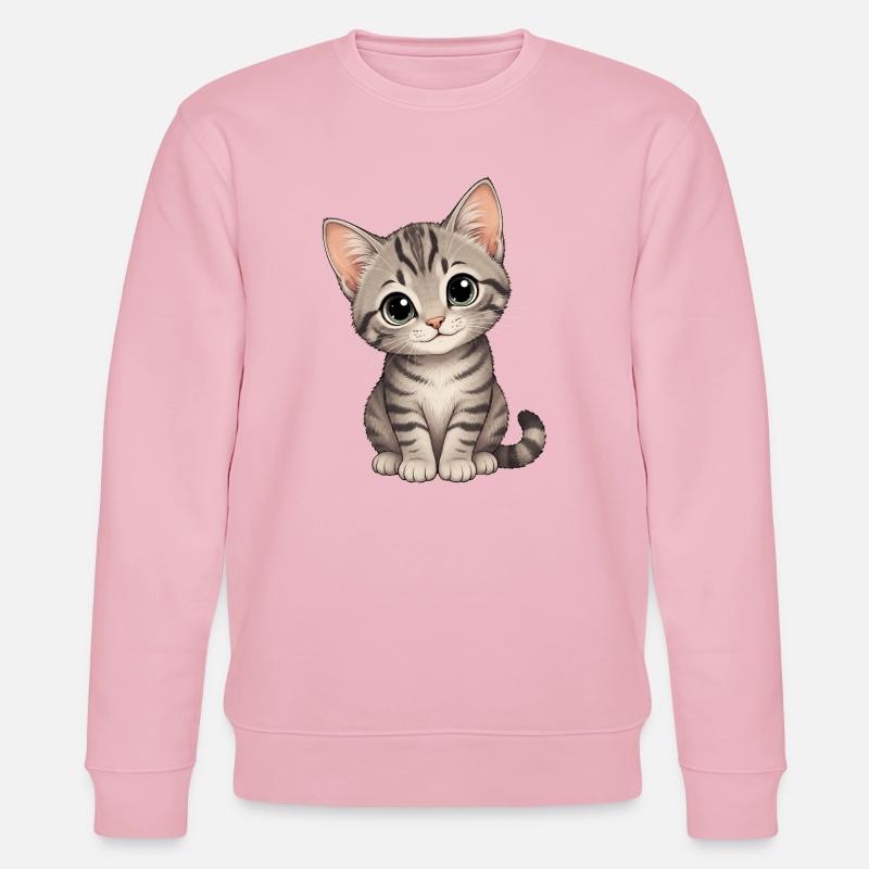 Dear Kitten - Stanley/Stella CHANGER Unisex Organic Sweatshirt - cotton pink
