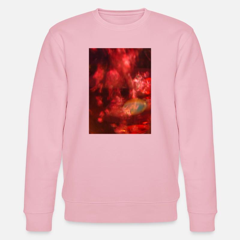 Rotlichtrauschendes Neon - Stanley/Stella Unisex Bio-Sweatshirt CHANGER - Hellrosa