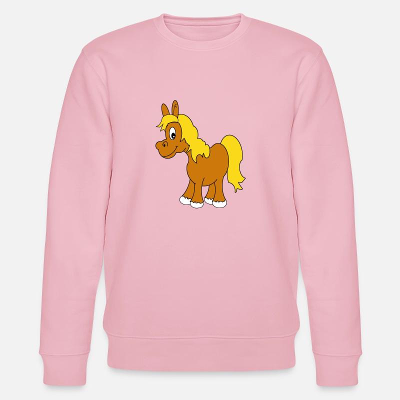 Pferd - Stanley/Stella Unisex Bio-Sweatshirt CHANGER  - Hellrosa