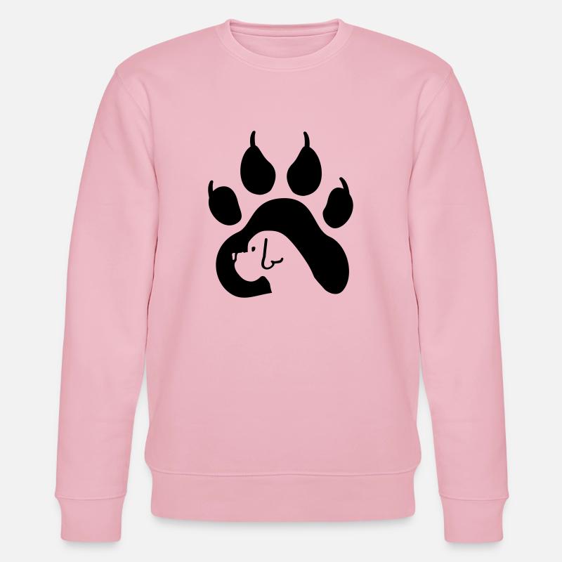 hunde - Stanley/Stella Unisex Bio-Sweatshirt CHANGER  - Hellrosa