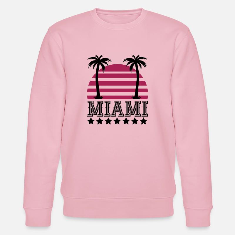miami - Stanley/Stella Unisex Bio-Sweatshirt CHANGER  - Hellrosa