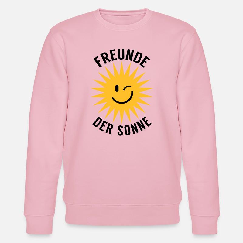 Freunde der Sonne - Stanley/Stella Unisex Bio-Sweatshirt CHANGER  - Hellrosa