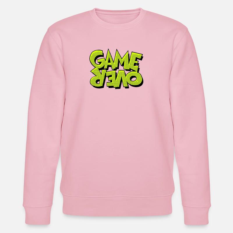 Game Over Retro-Pixel-Design - Stanley/Stella Unisex Bio-Sweatshirt CHANGER  - Hellrosa