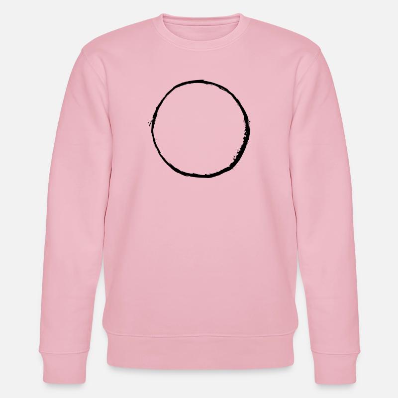 BROSSE CERCLE - Sweat bio CHANGER Stanley/Stella Unisexe - rose pâle