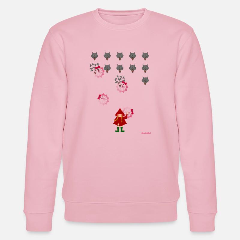 Le Petit Chaperon Rouge joue - Sweat bio CHANGER Stanley/Stella Unisexe - rose pâle