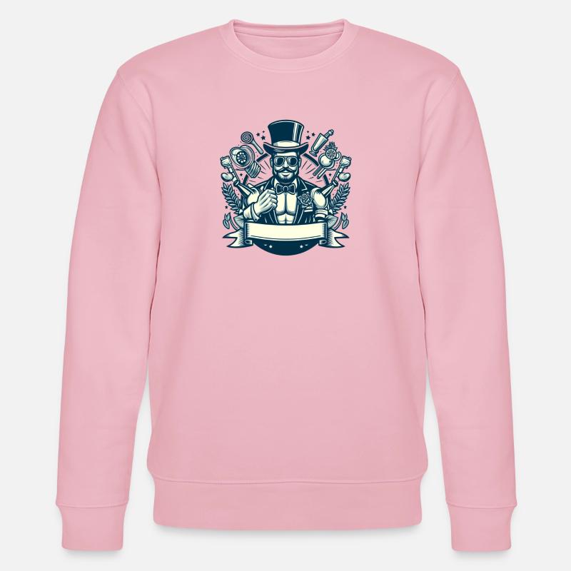 JGA - Junggesellenabschied 2 - Stanley/Stella Unisex Bio-Sweatshirt CHANGER  - Hellrosa