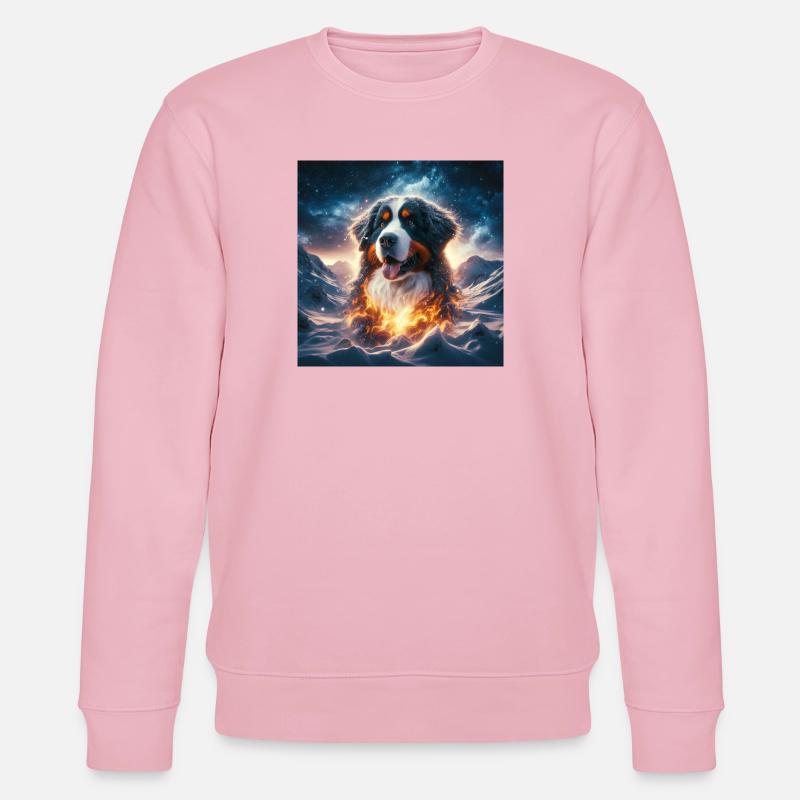 Bouvier bernois - Sweat bio CHANGER Stanley/Stella Unisexe - rose pâle