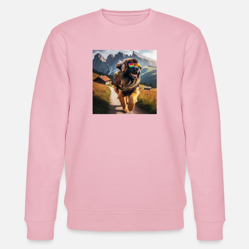 Leonberger Kunst - Stanley/Stella Unisex Bio-Sweatshirt CHANGER  - Hellrosa