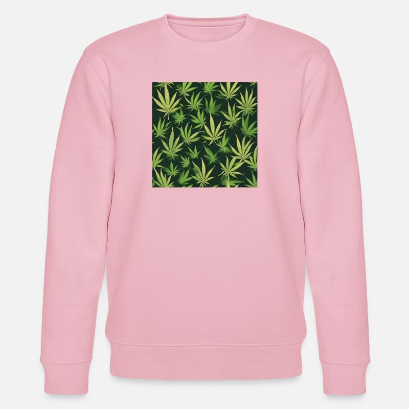 cannabis - Sweat bio CHANGER Stanley/Stella Unisexe - rose pâle