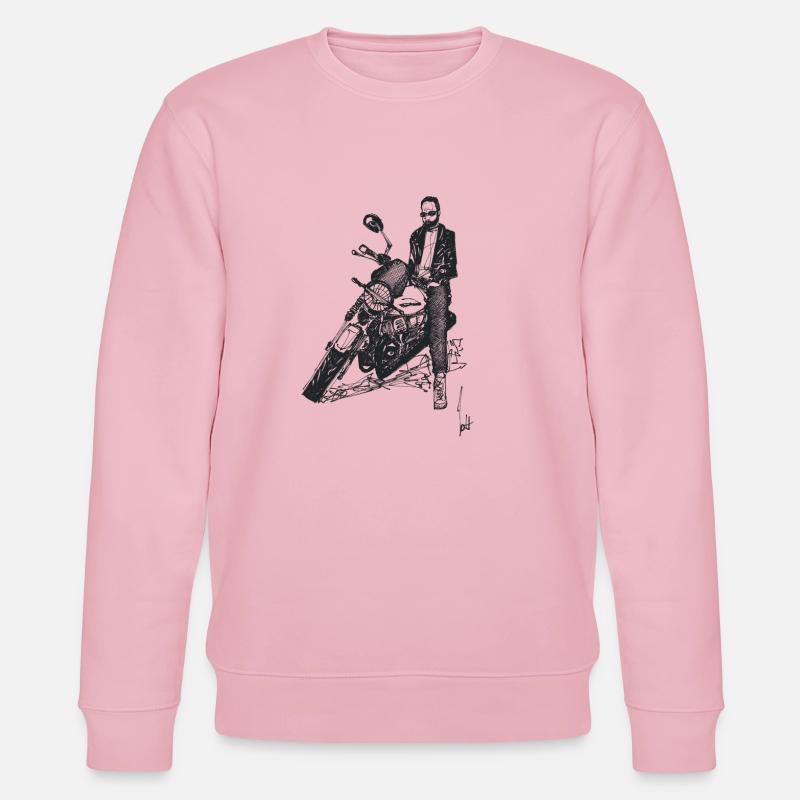 Moto 1 - FéArt - Sweat bio CHANGER Stanley/Stella Unisexe - rose pâle