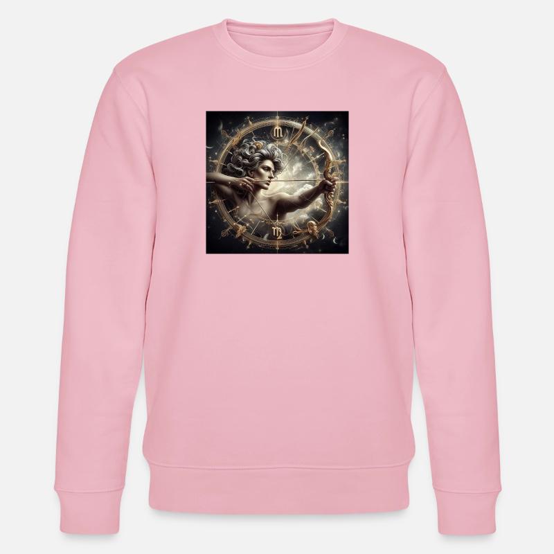 SCHÜTZE \ Sternzeichen - Stanley/Stella Unisex Bio-Sweatshirt CHANGER - Hellrosa