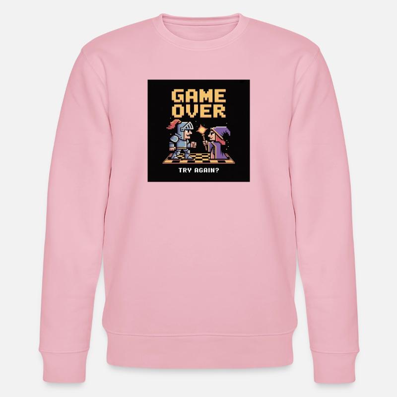 Game Over Pixel Duel Design - Stanley/Stella Unisex Bio-Sweatshirt CHANGER  - Hellrosa