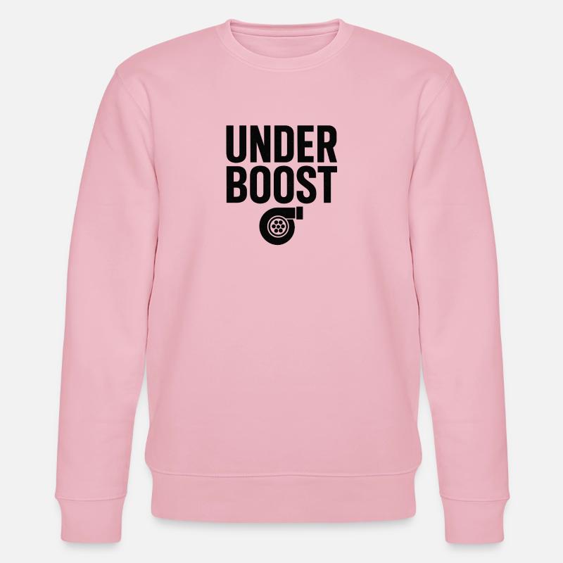 Conception du logo Under Boost - Sweat bio CHANGER Stanley/Stella Unisexe - rose pâle