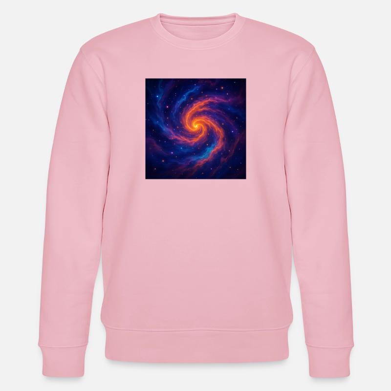 Vortex galactique dans l’espace - Sweat bio CHANGER Stanley/Stella Unisexe - rose pâle