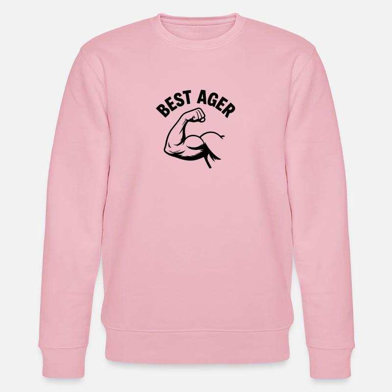 Starker Best Ager - Stanley/Stella Unisex Bio-Sweatshirt CHANGER - Hellrosa