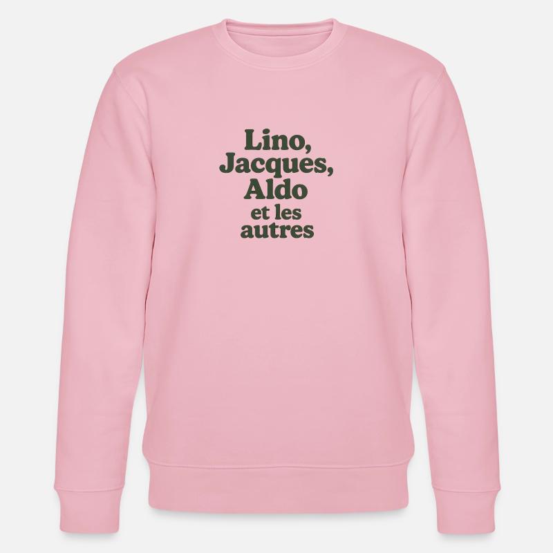 Abenteuer ist Abenteuer. Lino, Jacques - Stanley/Stella Unisex Bio-Sweatshirt CHANGER  - Hellrosa