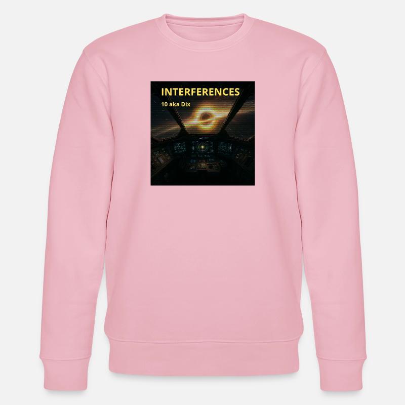 Nebula-Cockpit-Interferenz - Stanley/Stella Unisex Bio-Sweatshirt CHANGER  - Hellrosa