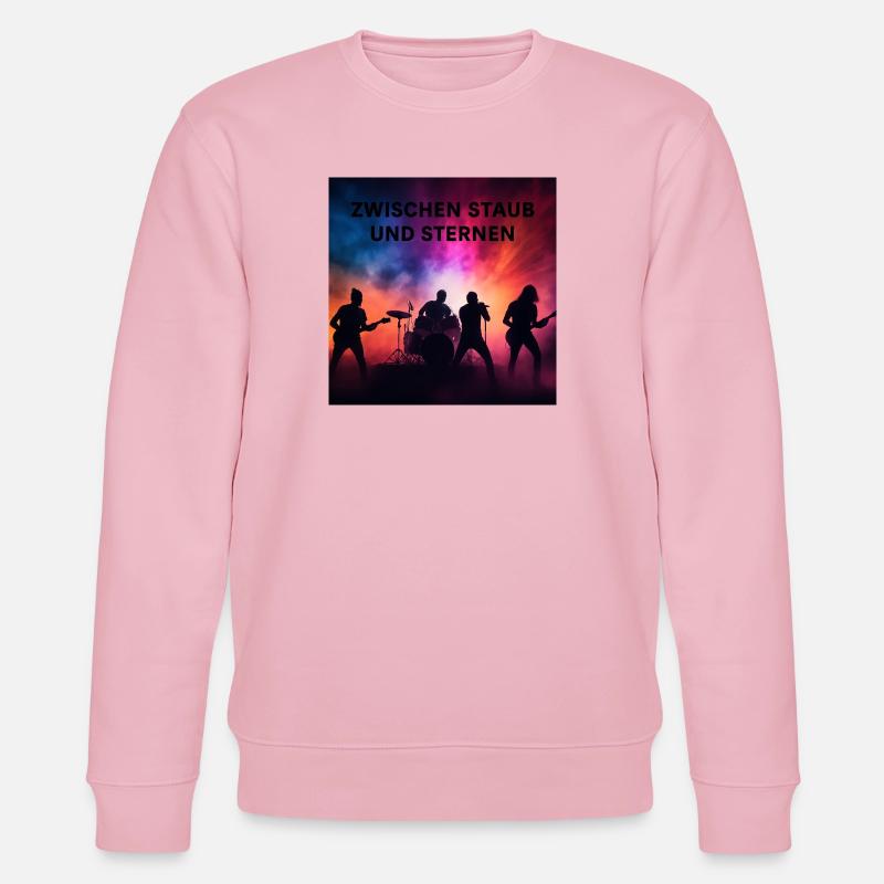 Zwischen Staub und Sternen - Stanley/Stella Unisex Bio-Sweatshirt CHANGER  - Hellrosa