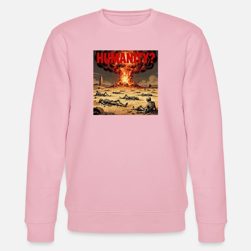 Atomic Humanity? - Stanley/Stella Unisex Bio-Sweatshirt CHANGER  - Hellrosa
